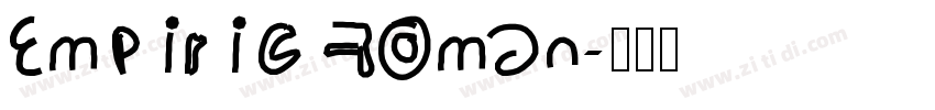 Empiric Roman字体转换